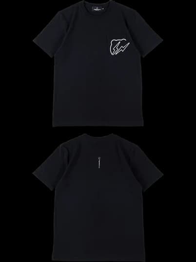 BE@RTEE fragmentdesign-POCKET (BLACK) BE@RBRICK