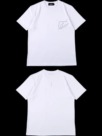 BE@RTEE fragmentdesign-POCKET (WHITE) BE@RBRICK