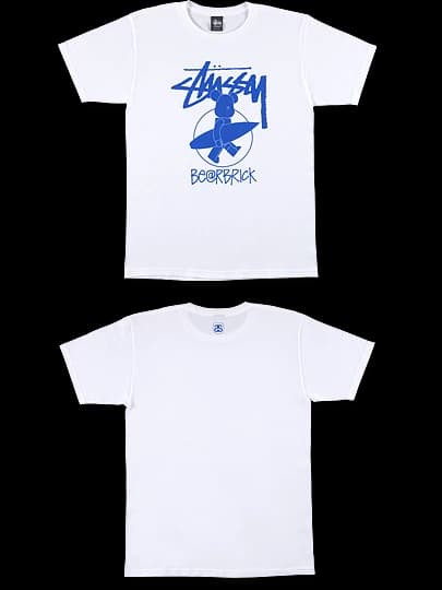 Be@rtee Stussy-Surfbe@r (white) BE@RBRICK