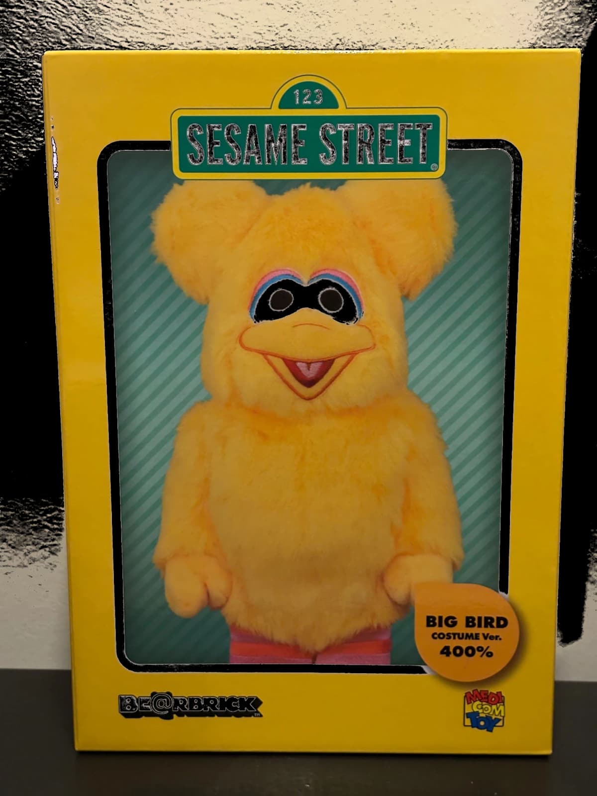 BE@RBRICK figure: Bearbrick Big Bird Figure by Medicom Toys