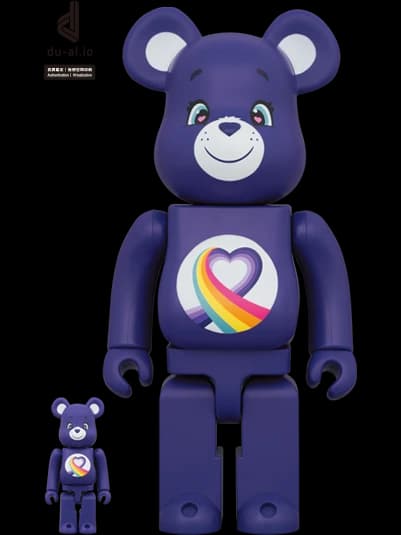 (TM) Rainbow Heart Bear(TM) BE@RBRICK