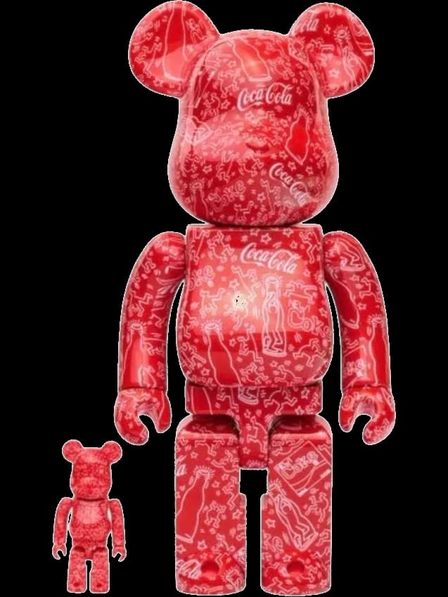 Keith Haring & Set Red/White BE@RBRICK