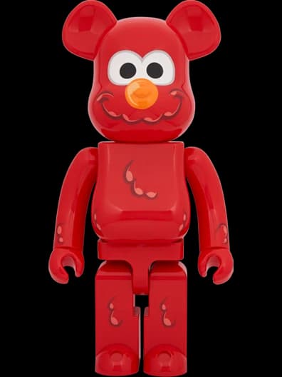 BE@RBRICK figure: COIN PARKING DELIVERY × SESAME STREET ELMO (CPD Ver.)