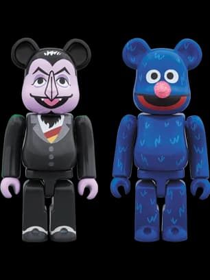 BE@RBRICK figure: Count von Count & Grover 2 Pack