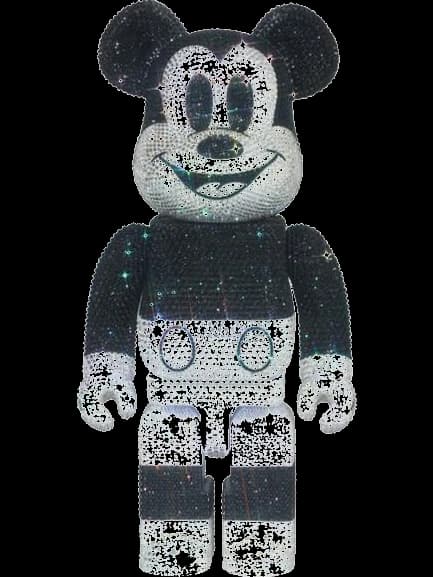 CRYSTAL DECORATE MICKEY MOUSE BE@RBRICK 《Scheduled to be shipped within 3 to 6 months after ordering》 BE@RBRICK