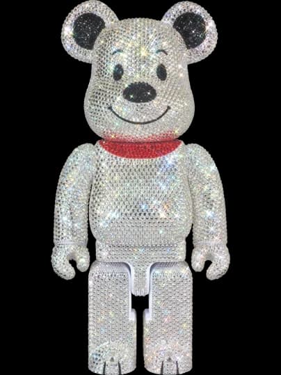 BE@RBRICK figure: Crystal Decorate Snoopy Be@rbrick