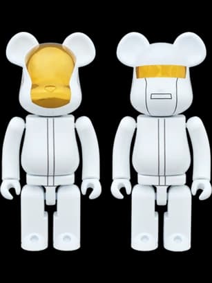 Chogokin Daft Punk (White Suits Ver.) 2-Pack BE@RBRICK