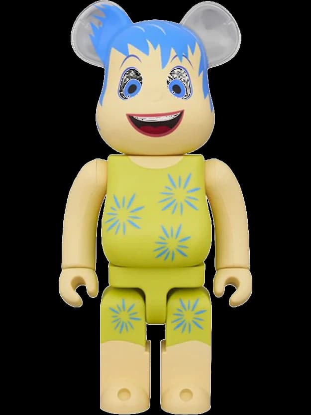 Pixar Inside Head Joy 4 BE@RBRICK