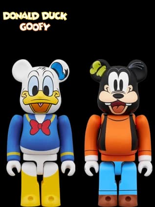 & Goofy 2pcs BE@RBRICK