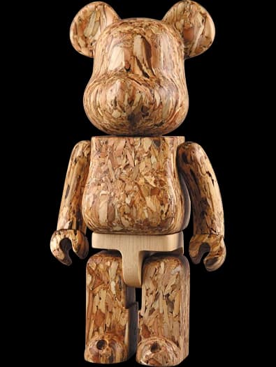 BE@RBRICK figure: Karimoku Eco Value Wood