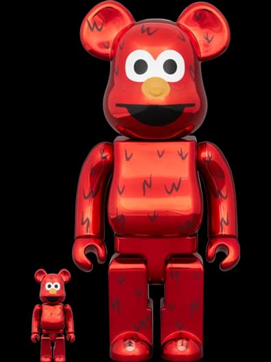 BE@RBRICK figure: ELMO CHROME Ver.