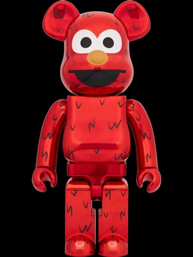 BE@RBRICK figure: ELMO CHROME Ver.