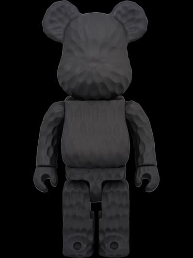 BE@RBRICK figure: Karimoku x Fragment Design Carved Wooden