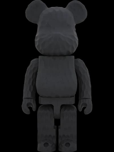 BE@RBRICK figure: Karimoku x Fragment Design Carved Wooden