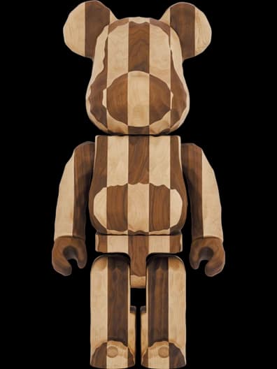 カリモク fragmentdesign carved wooden - LONGITUDINAL CHESS BE@RBRICK