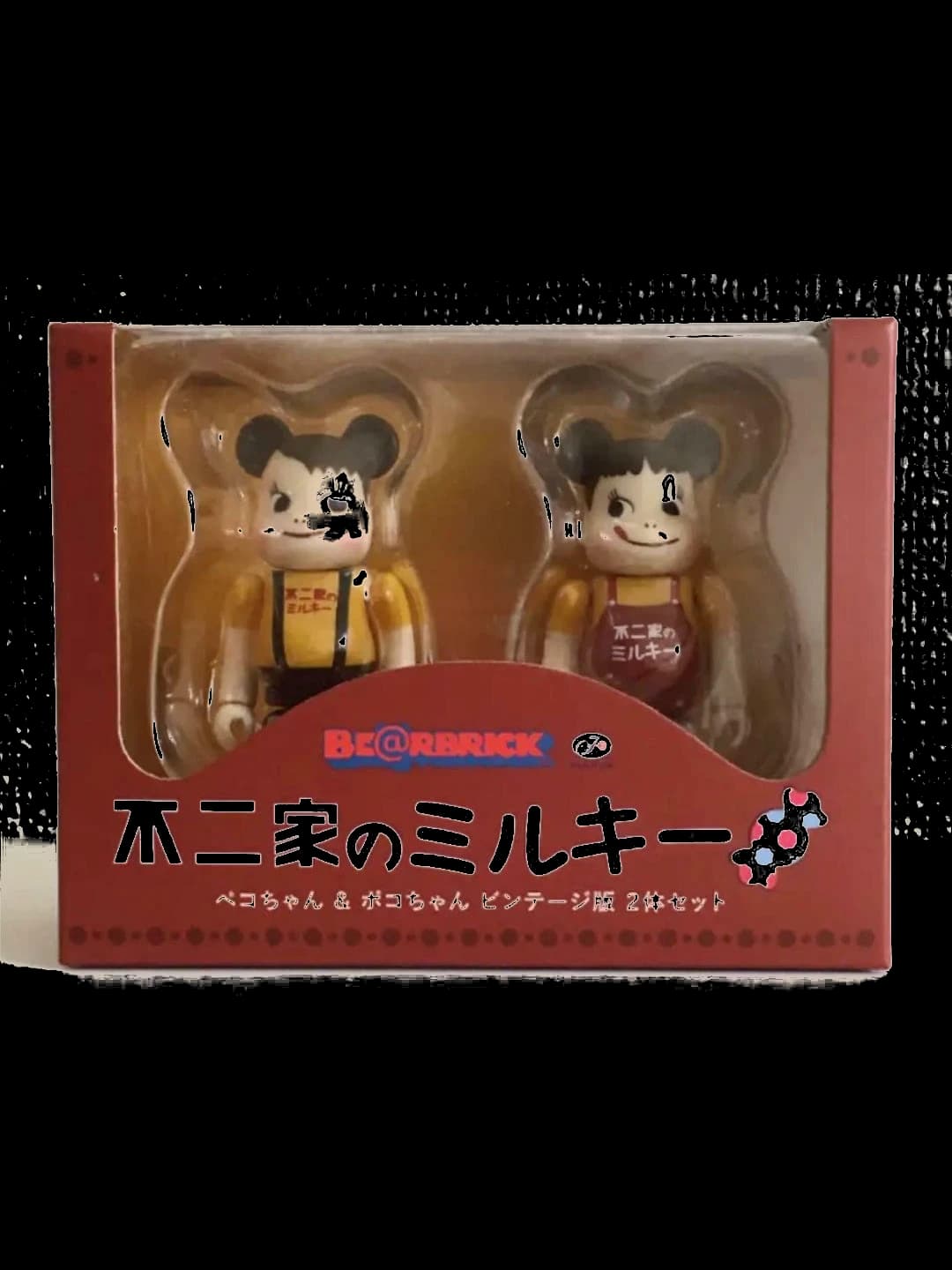BE@RBRICK figure: Fujiya X Bearbrick: Peko & Poko