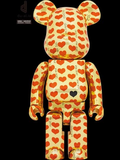 Gold Heart BE@RBRICK