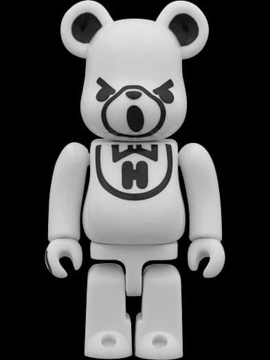 Hysteric Bear White BE@RBRICK