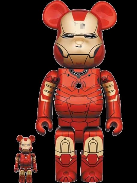 Iron Man Mark 3 Bearbrick (2021 release) + BE@RBRICK
