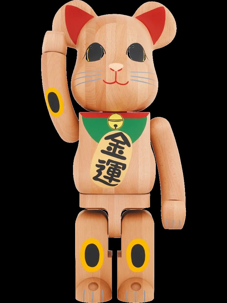 BE@RBRICK figure: Karimoku Maneki Neko 2