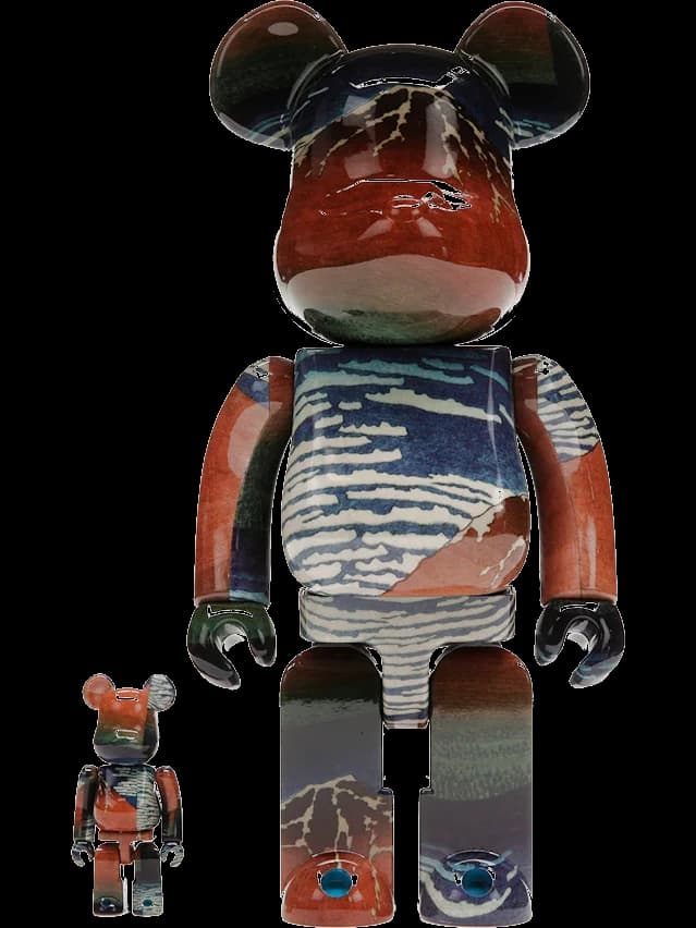 Katsushika Hokusai (Thirty-six Views of Tomitake, Fine Wind, Clear Morning) BE@RBRICK