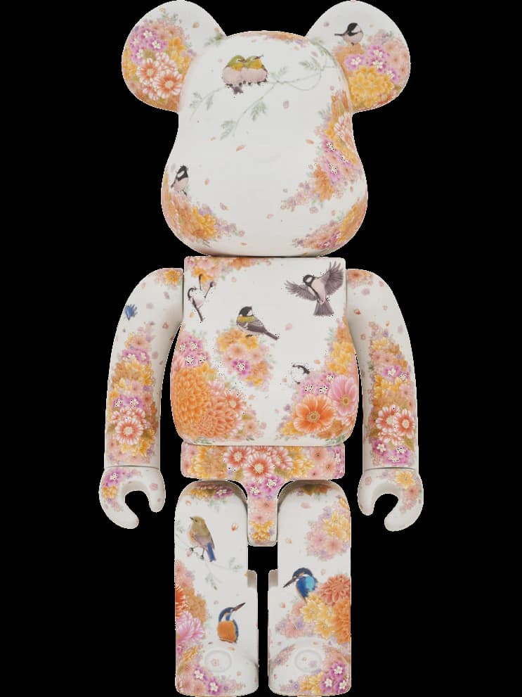 Kutani BE@RBRICK Flowers and birds elegance BWWT 3 《Planned to be shipped in late January 2025》 BE@RBRICK
