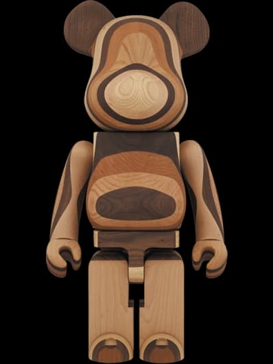 BE@RBRICK figure: Layered Wood Be@rbrick