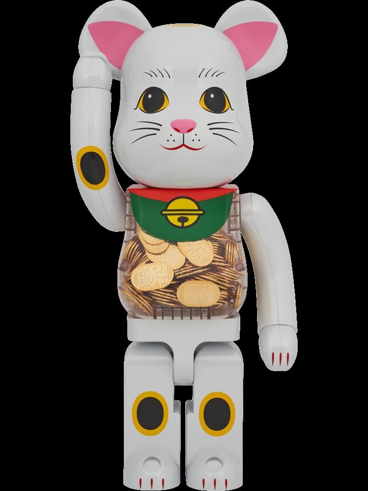 coin White Plating BE@RBRICK