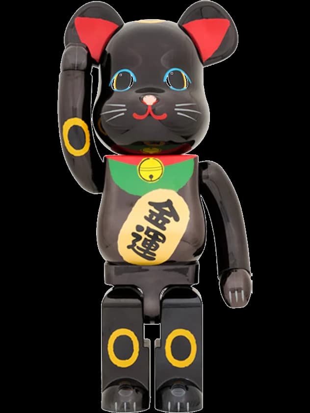 Gold Luck Black Plated BE@RBRICK