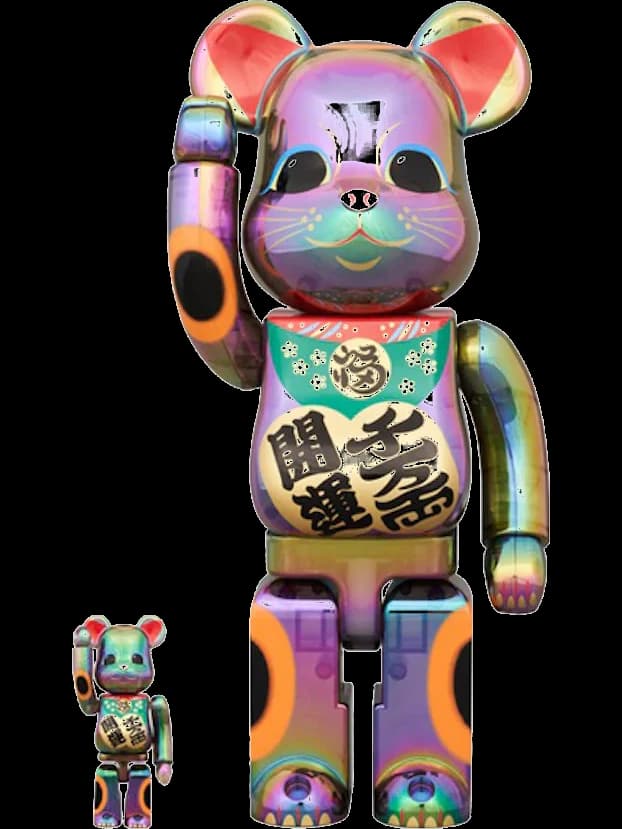 Good Luck Senman Ryo & Set Black Transparent BE@RBRICK