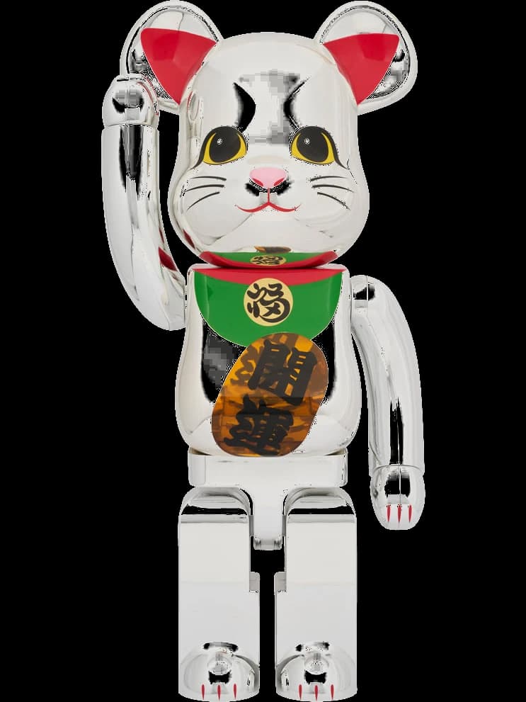 Good Luck Silver Plated Luminous BE@RBRICK