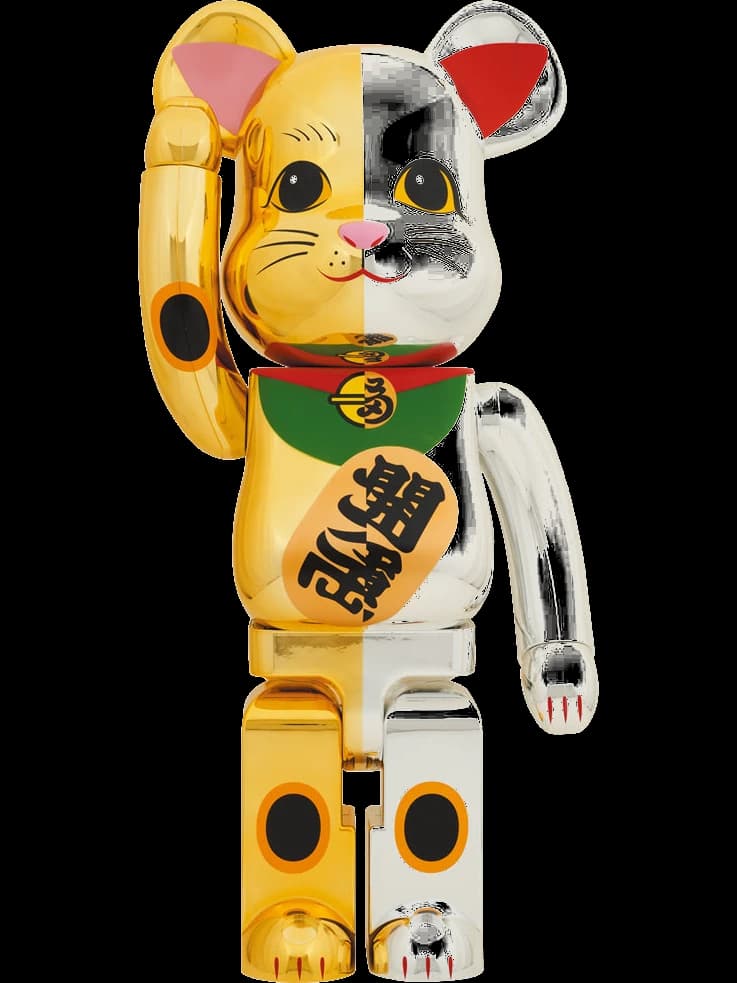 Ten Million Ryo Gold x Good Luck Silver BE@RBRICK