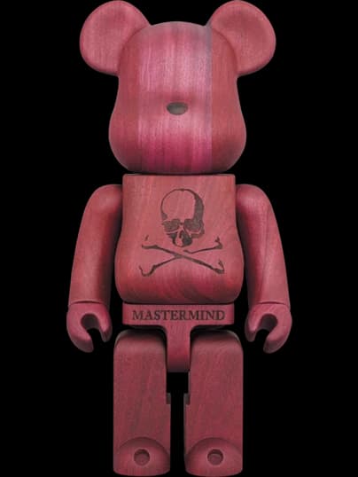 BE@RBRICK figure: Karimoku x mastermind JAPAN Purple Heart