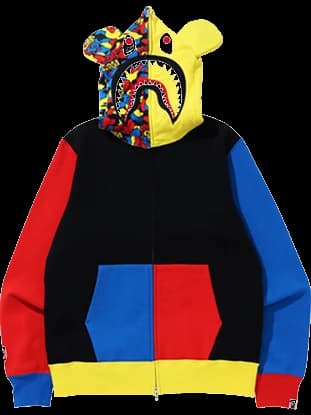 Medicom Toy Be@r Shark Full Zip Hoodie BE@RBRICK