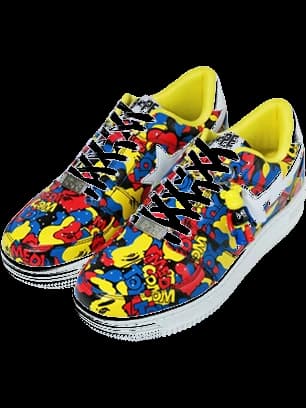 Medicom Toy Camo BAPE Sta Low BE@RBRICK