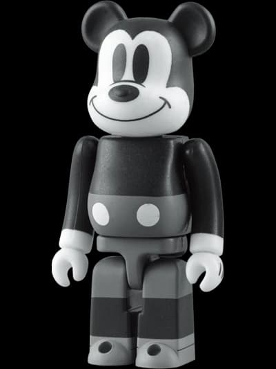 & MINNIE MOUSE(BLACK & WHITE ver.) 2 PACK BE@RBRICK