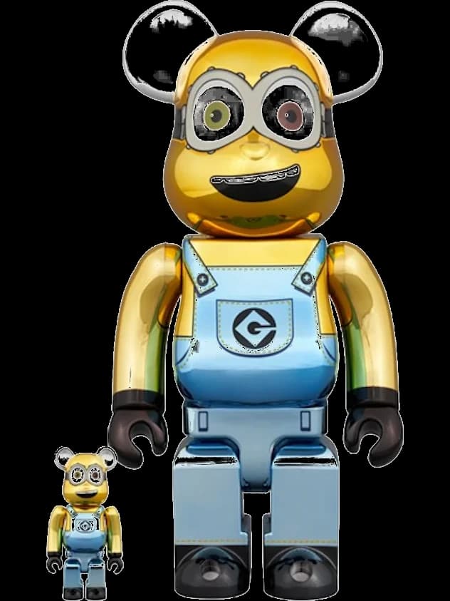 Minions Bob & Set Chrome BE@RBRICK