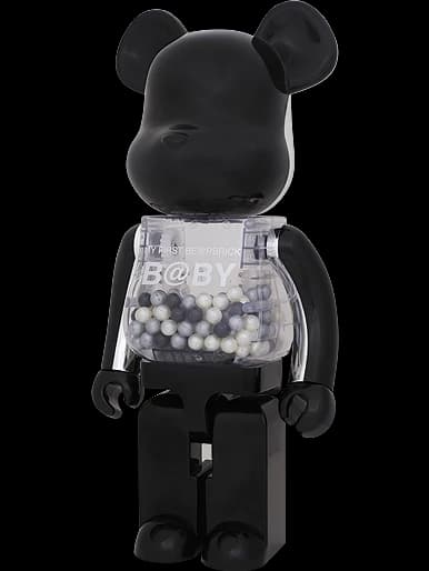 MY FIRST BE@RBRICK B@BY (BLACK & SILVER Ver.) BE@RBRICK