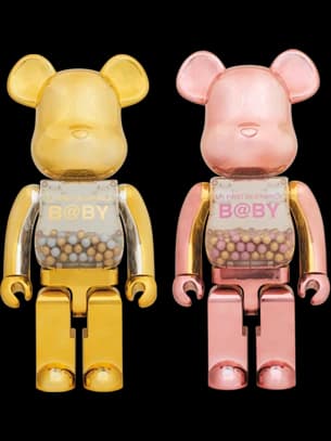 GOLD & SILVER Ver./PINK & GOLD Ver. BE@RBRICK