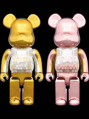 GOLD & SILVER Ver./PINK & GOLD Ver. BE@RBRICK