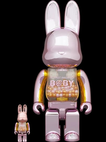 MY FIRST R@BBRICK B@BY & PINK GOLD Ver. BE@RBRICK