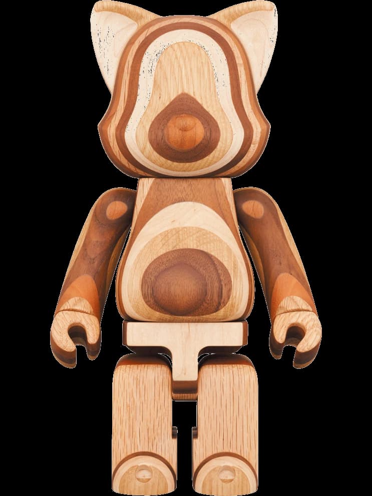 BE@RBRICK figure: NY@BRICK Karimoku LAYERED WOOD