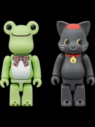 かえるのピクルス & NY@BRICK 黒ねこ ピエール 2体セット BE@RBRICK