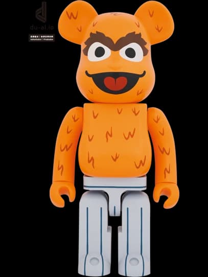 OSCAR THE GROUCH (The Original Orange Fur Ver.) BE@RBRICK
