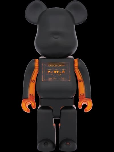 PORTER — スケルトンオレンジ BE@RBRICK