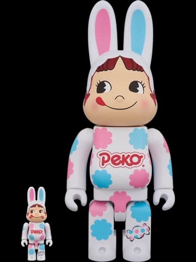 BE@RBRICK figure: R@BBRICK 着ぐるみ ペコちゃん ミルキー