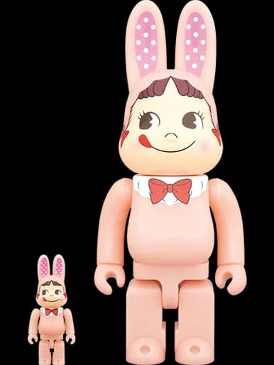 BE@RBRICK figure: R@BBRICK 着ぐるみペコちゃん 赤蓄光