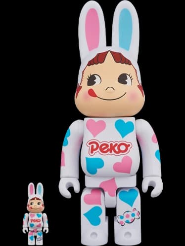 BE@RBRICK figure: R@BBRICK 着ぐるみペコちゃん ハート