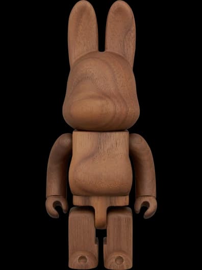BE@RBRICK figure: R@BBRICK カリモク ウォールナット