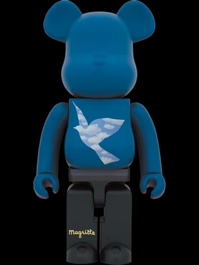 René Magritte "L'oiseau de ciel 1965/La belle societe 1965" BE@RBRICK